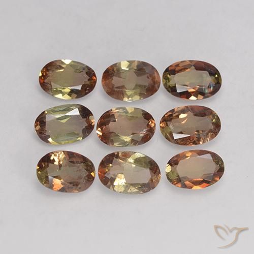 Gemme di Andalusite Multicolore naturale da 3.33 ct, Ovale, VS-SI