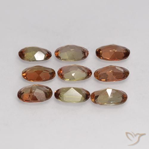 Gemme di Andalusite Multicolore naturale da 3.33 ct, Ovale, VS-SI
