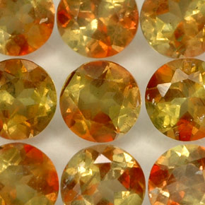 Gemme di Andalusite Multicolore naturale da  ct, Taglio rotondo, VS