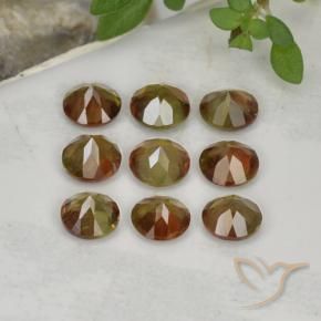 Gemme di Andalusite Multicolore naturale da 2.31 ct, Rotondo, VS-SI