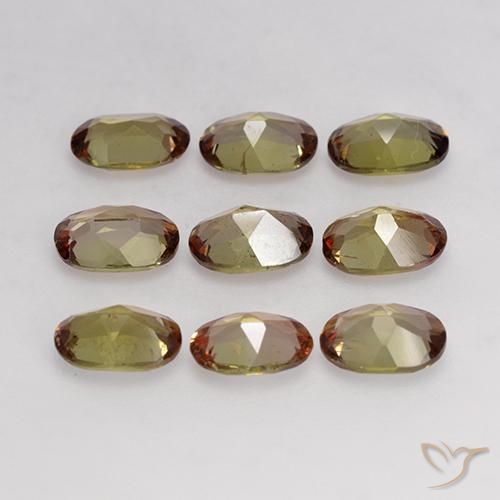 Gemme di Andalusite Multicolore naturale da 3.74 ct, Ovale, VS-SI