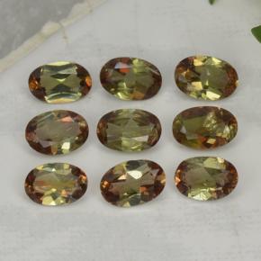 Andalusite naturale multicolore da 3,72 ct, taglio ovale, VS-SI