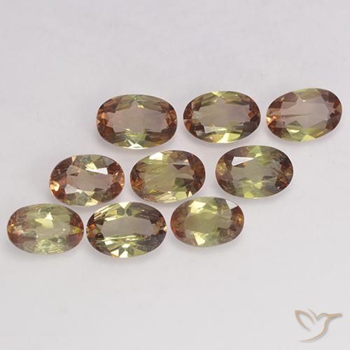 Gemme di Andalusite Multicolore naturale da 3.00 ct, Ovale, VS-SI