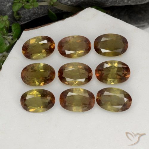 3.78ctw Naturale Multicolore Andalusite, Ovale, VS-SI