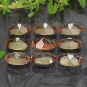 Andalusite naturale multicolore da 3,67 ct, taglio ovale, VS-SI