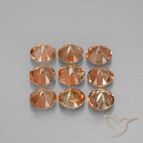 Gemme di Andalusite Multicolore naturale da 2.34 ct, Rotondo, VS-SI
