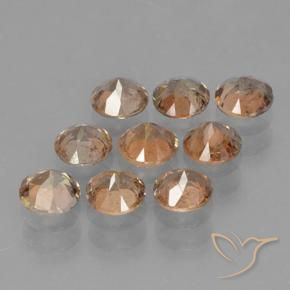 Gemme di Andalusite Multicolore naturale da 2.41 ct, Rotondo, VS-SI