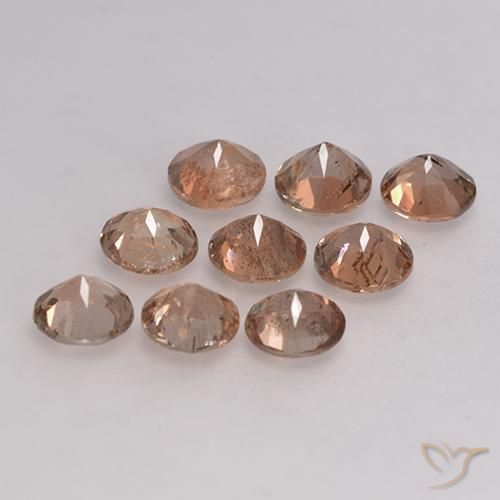 Gemme di Andalusite Multicolore naturale da 2.37 ct, Rotondo, VS-SI