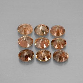 Gemme di Andalusite Multicolore naturale da  ct, Taglio rotondo, VS