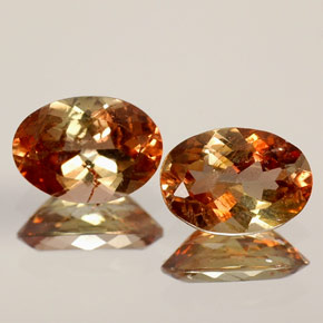 Gemme di Andalusite Multicolore naturale da  ct, Taglio ovale, VS