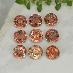 Gemme di Andalusite Multicolore naturale da 2.28 ct, Taglio rotondo, VS