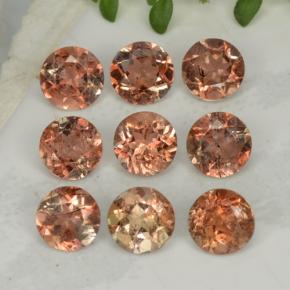 Gemme di Andalusite Multicolore naturale da 2.28 ct, Taglio rotondo, VS