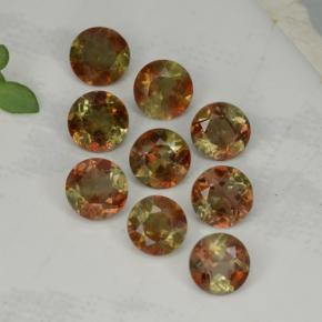 Andalusite naturale rosa da 2,16 ct, taglio rotondo, VS