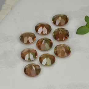 Andalusite naturale rosa da 2,16 ct, taglio rotondo, VS