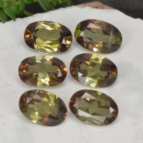 Andalusite naturale multicolore da 2,66 ct, taglio ovale, VVS-VS