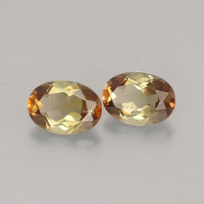 Gemme di Andalusite Multicolore naturale da  ct, Taglio ovale, VVS-VS