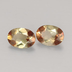 Gemme di Andalusite Multicolore naturale da  ct, Taglio ovale, VS