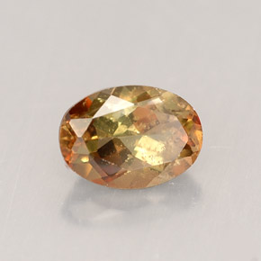Andalusite Multicolore naturale da 0.87 ct, Taglio ovale, VS