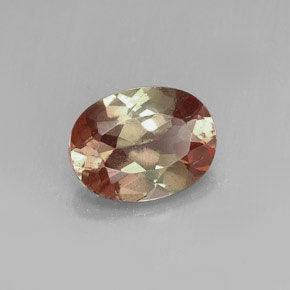 Andalusite Multicolore naturale da 1.15 ct, Taglio ovale, VS