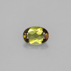 Andalusite naturale multicolore da 0,82 ct, taglio ovale, VVS-VS