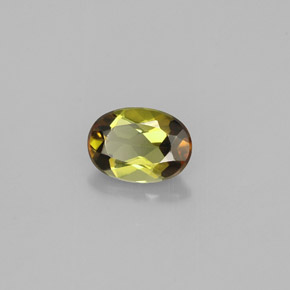 Andalusite naturale multicolore da 0,82 ct, taglio ovale, VVS-VS