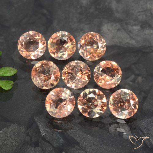 2.05ctw Naturale Arancione chiaro Andalusite, Rotondo, VS