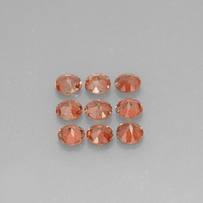 Andalusite naturale multicolore da 2,25 ct, taglio rotondo, VS
