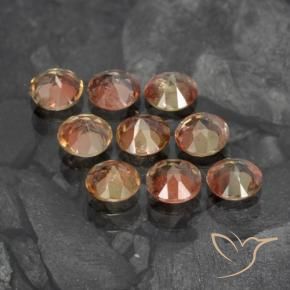 Gemme di Andalusite Multicolore naturale da 2.18 ct, Rotondo, VS