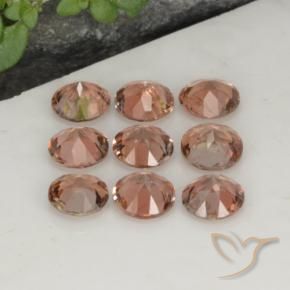 Gemme di Andalusite Multicolore naturale da 2.18 ct, Rotondo, VS
