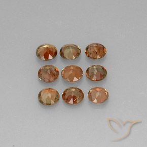 Gemme di Andalusite Multicolore naturale da 2.06 ct, Rotondo, VS