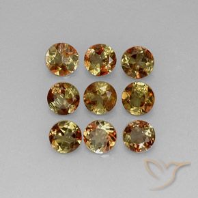 Gemme di Andalusite Multicolore naturale da 2.14 ct, Rotondo, VS