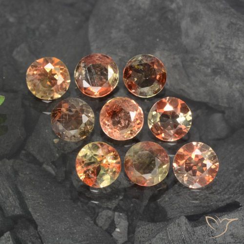 1.90ctw Naturale Multicolore Andalusite, Rotondo, VS