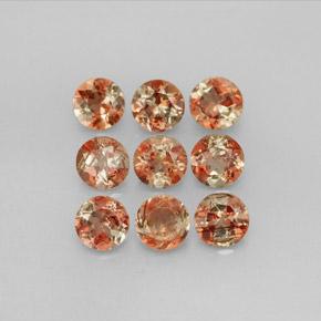 Andalusite naturale multicolore da 2,30 ct, taglio rotondo, VS