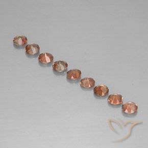 Gemme di Andalusite Multicolore naturale da 2.10 ct, Rotondo, VS