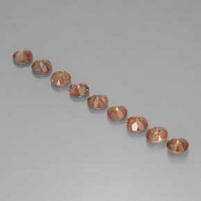 Gemme di Andalusite Multicolore naturale da  ct, Taglio rotondo, VS