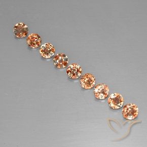 Gemme di Andalusite Multicolore naturale da 2.26 ct, Rotondo, VS