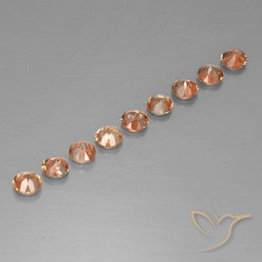 Gemme di Andalusite Multicolore naturale da 2.26 ct, Rotondo, VS