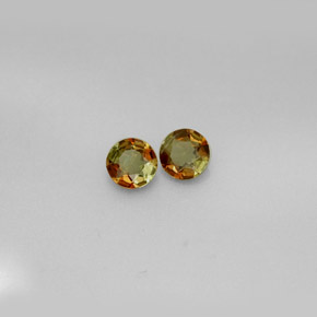 Gemme di Andalusite Multicolore naturale da  ct, Taglio rotondo, VS