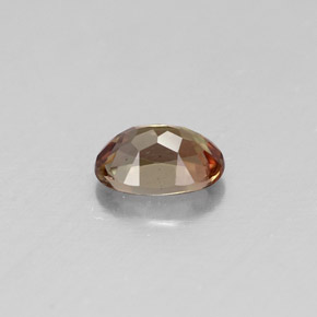 Andalusite naturale multicolore da 0,48 ct, taglio ovale, VVS-VS