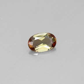 Andalusite Multicolore naturale da 0.33 ct, Taglio ovale, VVS-VS