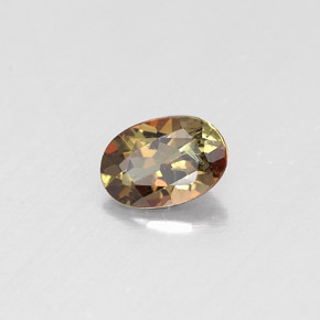 Andalusite Multicolore naturale da 0.43 ct, Taglio ovale, VS