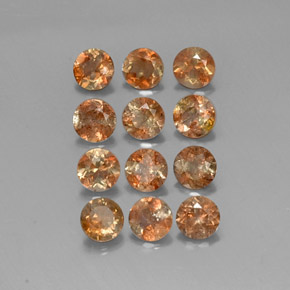 Andalusite naturale multicolore da 3,09 ct, taglio rotondo, VS-SI