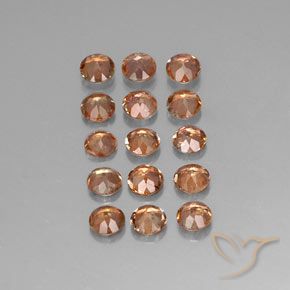 Gemme di Andalusite Multicolore naturale da 3.43 ct, Rotondo, VS-SI