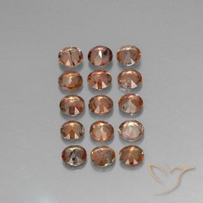 Gemme di Andalusite Multicolore naturale da 3.21 ct, Rotondo, VS-SI