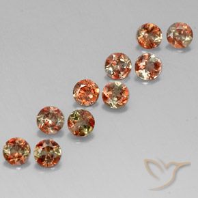 2.48ctw Naturale Multicolore Andalusite, Rotondo, VS-SI