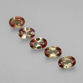 Gemme di Andalusite Multicolore naturale da  ct, Taglio ovale, VS