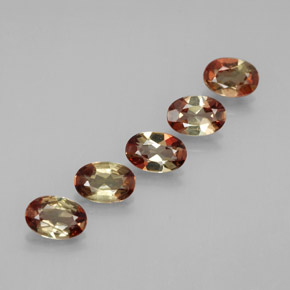 Gemme di Andalusite Multicolore naturale da  ct, Taglio ovale, VS