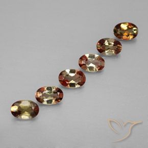 Gemme di Andalusite Multicolore naturale da 1.84 ct, Ovale, VS