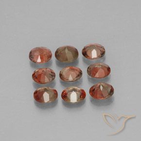 Gemme di Andalusite Multicolore naturale da 1.43 ct, Rotondo, VS