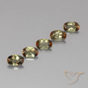 Gemme di Andalusite Multicolore naturale da 2.42 ct, Ovale, VS-SI